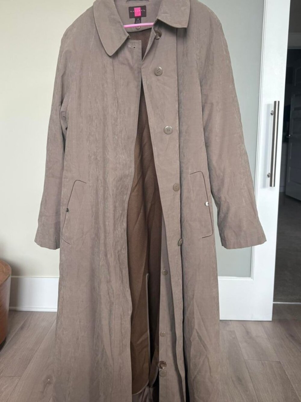 Gallery Clothing Women's Tan and Brown Coat